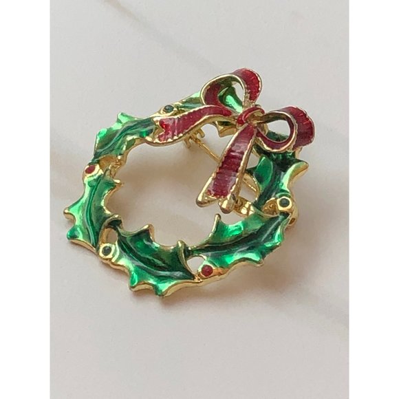 Vintage Wreath Brooch/Pin - Picture 3 of 4